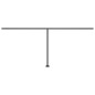 vidaXL Toldo de pie retráctil manual gris antracita 500x300 cm vidaXL Toldo de pie retráctil manual gris antracita 500x300 cm