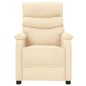 vidaXL Sillón de masaje de tela color crema vidaXL Sillón de masaje de tela color crema