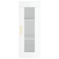 vidaXL Aparador alto madera contrachapada blanco brillo 34,5x34x180 cm vidaXL Aparador alto madera contrachapada blanco brillo 34,5x34x180 cm
