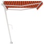 vidaXL Toldo de pie automático naranja y marrón 400x300 cm vidaXL Toldo de pie automático naranja y marrón 400x300 cm