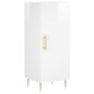 vidaXL Aparador alto madera contrachapada blanco brillo 34,5x34x180 cm vidaXL Aparador alto madera contrachapada blanco brillo 34,5x34x180 cm
