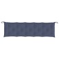 vidaXL Cojines banco jardín 2 uds tela Oxford azul marino 180x50x7 cm vidaXL Cojines banco jardín 2 uds tela Oxford azul marino 180x50x7 cm