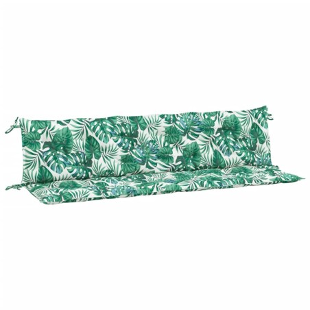 vidaXL Cojines banco jardín 2 uds tela Oxford azul marino 200x50x7 cm