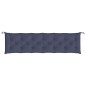 vidaXL Cojín para banco de jardín tela Oxford azul marino 200x50x7 cm vidaXL Cojín para banco de jardín tela Oxford azul marino 200x50x7 cm