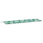 vidaXL Cojines banco jardín 2 uds tela estampado de hojas 200x50x7 cm vidaXL Cojines banco jardín 2 uds tela estampado de hojas 200x50x7 cm