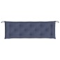 vidaXL Cojín para banco de jardín tela Oxford azul marino 150x50x7 cm