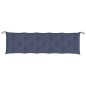 vidaXL Cojín para banco de jardín tela Oxford azul marino 180x50x7 cm vidaXL Cojín para banco de jardín tela Oxford azul marino 180x50x7 cm