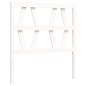 vidaXL Estructura de cama individual con cabecero madera maciza blanco vidaXL Estructura de cama individual con cabecero madera maciza blanco