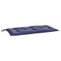 vidaXL Cojines banco jardín 2 uds tela Oxford azul marino 100x50x7 cm vidaXL Cojines banco jardín 2 uds tela Oxford azul marino 100x50x7 cm