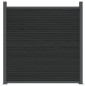 vidaXL Panel de valla WPC gris 1391x186 cm