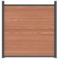 vidaXL Panel de valla WPC marrón 1564x186 cm vidaXL Panel de valla WPC marrón 1564x186 cm