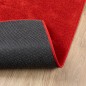 vidaXL Alfombra de pelo corto OVIEDO rojo 240x240 cm vidaXL Alfombra de pelo corto OVIEDO rojo 240x240 cm