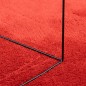 vidaXL Alfombra de pelo corto OVIEDO rojo 240x240 cm vidaXL Alfombra de pelo corto OVIEDO rojo 240x240 cm