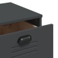 vidaXL Aparador alto VIKEN madera de pino gris antracita 80x40x190 cm vidaXL Aparador alto VIKEN madera de pino gris antracita 80x40x190 cm
