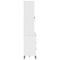 vidaXL Aparador alto VIKEN madera maciza de pino blanco 80x40x190 cm vidaXL Aparador alto VIKEN madera maciza de pino blanco 80x40x190 cm