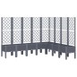 vidaXL Jardinera con enrejado PP gris 200x160x142 cm vidaXL Jardinera con enrejado PP gris 200x160x142 cm