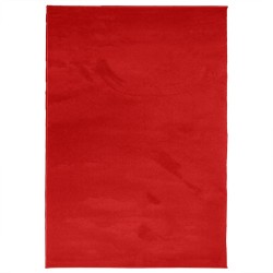 vidaXL Alfombra de pelo corto OVIEDO rojo 140x200 cm