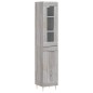 vidaXL Aparador alto madera contrachapada gris Sonoma 34,5x34x180 cm vidaXL Aparador alto madera contrachapada gris Sonoma 34,5x34x180 cm