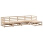 vidaXL Juego de sofás de jardín 5 piezas madera maciza de pino vidaXL Juego de sofás de jardín 5 piezas madera maciza de pino