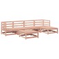 vidaXL Juego de sofás de jardín 6 pzas madera maciza de abeto Douglas vidaXL Juego de sofás de jardín 6 pzas madera maciza de abeto Douglas