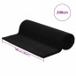 vidaXL Felpudo de fibra de coco negro 100x200 cm vidaXL Felpudo de fibra de coco negro 100x200 cm