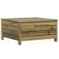 vidaXL Juego de sofás de jardín 5 piezas madera de pino impregnada