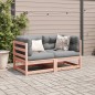 vidaXL Set de sofás jardín 2 pzas con cojines madera abeto Douglas vidaXL Set de sofás jardín 2 pzas con cojines madera abeto Douglas