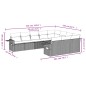 vidaXL Set de sofás de jardín 10 pzas y cojines ratán sintético marrón vidaXL Set de sofás de jardín 10 pzas y cojines ratán sintético marrón