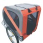 vidaXL Remolque de bicicleta para perros naranja vidaXL Remolque de bicicleta para perros naranja