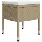 vidaXL Juego de comedor de jardín de 7 piezas beige vidaXL Juego de comedor de jardín de 7 piezas beige