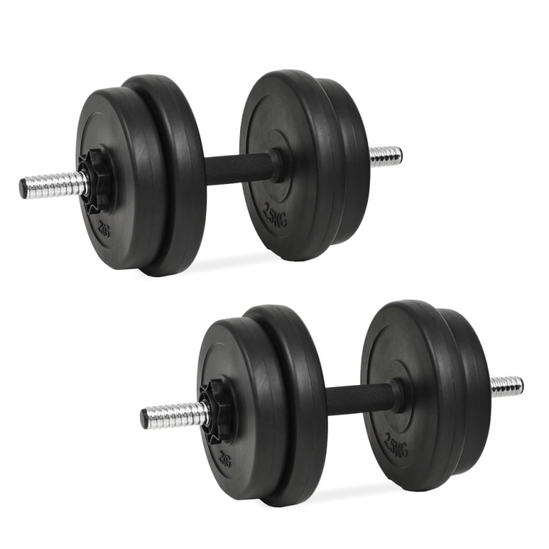 vidaXL Mancuernas con discos 40 kg vidaXL Mancuernas con discos 40 kg