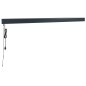 vidaXL Toldo retráctil aluminio y tela naranja y marrón 4x3 m