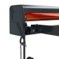 vidaXL Toldo retráctil aluminio y tela naranja y marrón 4x3 m