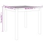 vidaXL Juego de comedor de jardín 5 piezas madera maciza de acacia vidaXL Juego de comedor de jardín 5 piezas madera maciza de acacia
