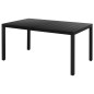 vidaXL Set de comedor de jardín de 5 piezas PVC ratán negro vidaXL Set de comedor de jardín de 5 piezas PVC ratán negro