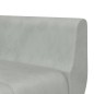 vidaXL Sofá cama en forma de L terciopelo gris claro 275x140x70 cm vidaXL Sofá cama en forma de L terciopelo gris claro 275x140x70 cm