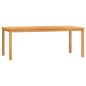 vidaXL Juego de comedor de jardín 7 piezas madera maciza de teca vidaXL Juego de comedor de jardín 7 piezas madera maciza de teca