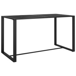 vidaXL Juego de sofás de jardín 5 pzas y cojines aluminio antracita