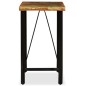 vidaXL Set muebles de bar 3 pzas madera maciza reciclada cuero genuino vidaXL Set muebles de bar 3 pzas madera maciza reciclada cuero genuino
