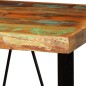 vidaXL Set muebles de bar 3 pzas madera maciza reciclada cuero genuino vidaXL Set muebles de bar 3 pzas madera maciza reciclada cuero genuino