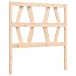 vidaXL Estructura de cama con cabecero madera maciza 90x200 cm vidaXL Estructura de cama con cabecero madera maciza 90x200 cm