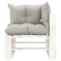 vidaXL Set muebles de palets de jardín 5 pzas madera cojines taupe vidaXL Set muebles de palets de jardín 5 pzas madera cojines taupe