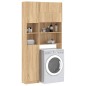 vidaXL Mueble para lavadora madera de ingeniería roble Sonoma vidaXL Mueble para lavadora madera de ingeniería roble Sonoma