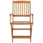 vidaXL Comedor de jardín plegable 3 piezas madera maciza de acacia vidaXL Comedor de jardín plegable 3 piezas madera maciza de acacia