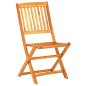 vidaXL Set comedor de jardín plegable 7 piezas madera maciza de acacia vidaXL Set comedor de jardín plegable 7 piezas madera maciza de acacia