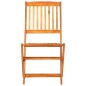 vidaXL Set comedor de jardín plegable 7 piezas madera maciza de acacia vidaXL Set comedor de jardín plegable 7 piezas madera maciza de acacia