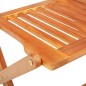 vidaXL Set comedor de jardín plegable 7 piezas madera maciza de acacia vidaXL Set comedor de jardín plegable 7 piezas madera maciza de acacia