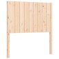 vidaXL Estructura de cama con cabecero madera maciza 90x200 cm