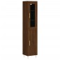 vidaXL Aparador alto madera contrachapada roble marrón 34,5x34x180 cm vidaXL Aparador alto madera contrachapada roble marrón 34,5x34x180 cm