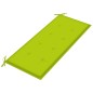 vidaXL Banco de jardín 2 plazas madera maciza eucalipto y cojín 120 cm vidaXL Banco de jardín 2 plazas madera maciza eucalipto y cojín 120 cm
